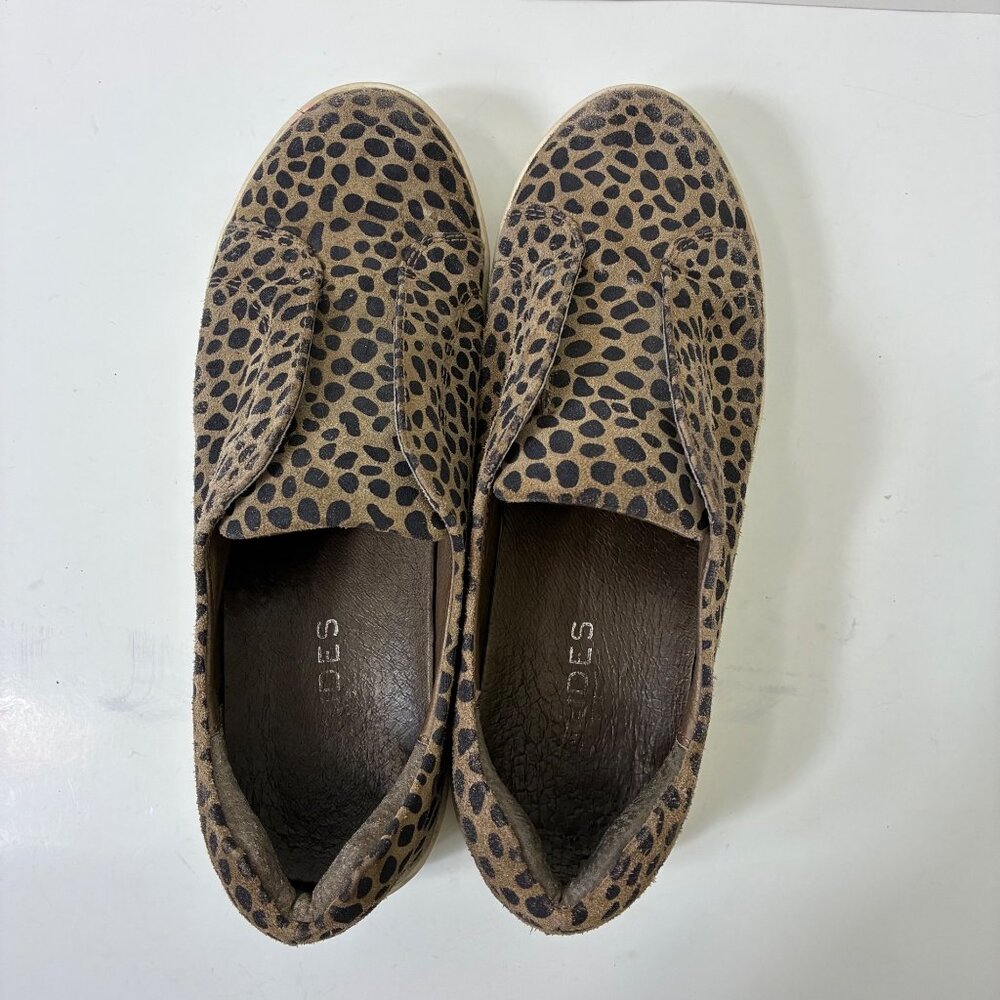 J/Slides Cheetah Print Platform Slip-On Sneakers … - image 5